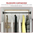 Guyelim curtain rods no drilling Extendable Tension Curtain Rod Adjustable Tension Curtain Rod