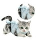 thumbnail image 4 of Ropa fina para esterilizar gatos Disfraz antilamido Ropa cómoda de recuperación para gatos (Blue Plum Blossom, Talla M), 4 of 5