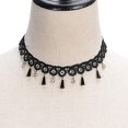 thumbnail image 2 of Collar De Encaje Negro Gargantilla De Vampiro Gótico Joyas De Estilo Victoriano Para Mujeres Y Niñas En La Fiesta De Halloween. Afortunado Sencillez, 2 of 4