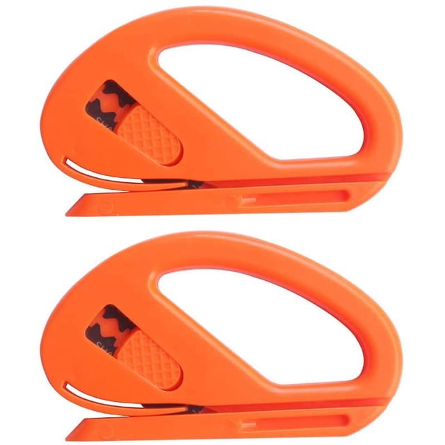 Juego de 2 cuchillos de seguridad para aplicaciones de rotulación y señalización de vehículos, cortador de vinilo de fibra de carbono