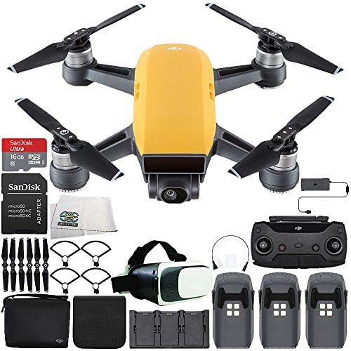dji spark fly more combo yellow