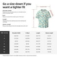 thumbnail image 5 of Kdxio Men's Hawaiian Shirt for Men Short Sleeve Shirt Daisy Floral A Summer Casual Holiday Beach Button Down T-Shirts, 5 of 7