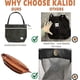 thumbnail image 3 of Thicken Corduroy Totes Bag Extra Large Capacity Handbags Shoulder Bags with Zipper Cord Tote Bag for Women Ladies Girls Casual Shopping Bag for Work S, 3 of 4