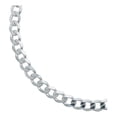 thumbnail image 2 of JOYARIS Pulsera Hombre Dama Cubana Abierta Barbada Plata 925 5 Mm Talla Largo/Ancho: 20 cm x 5 mm PT-0000447, 2 of 4