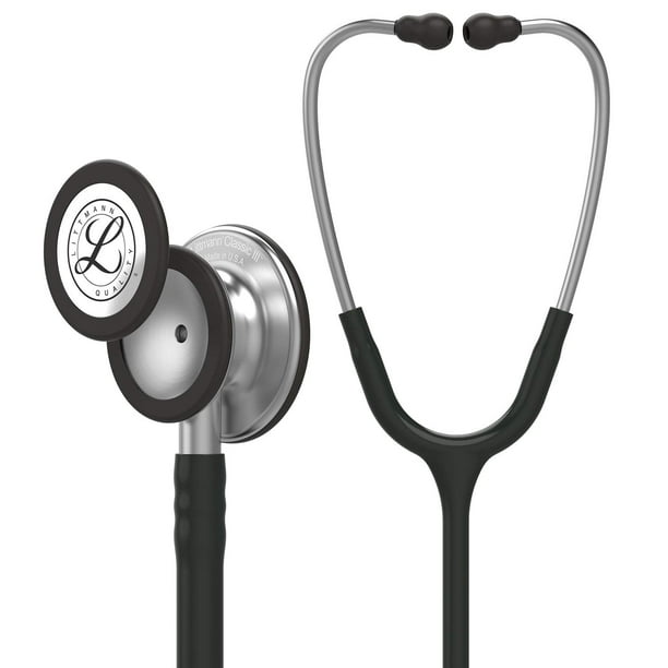 3M Littmann Estetoscopio Classic III, Tubo Color Negro Acabado Standard, 69 cm (Modelo 5620) 3M Littmann NA
