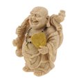 thumbnail image 4 of Buda sentado 2x Escultura Sentada Hecha A Buda De La Deidad De Para el auto De Oficina De Escritorio en hogar, 4 of 9