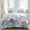 Gray Navy Blue, variant on Navy Blue Octopus Nautical Set of 4 Bedding Quilt Covers, Coastal Summer Ocean Coral Starfish 4-Piece Bed Sheet Set with Extra Soft Bed Sheets Quilt Cover Pillowcase, Queen