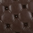 thumbnail image 5 of Christopher Knight Home Rumbrook  Faux Leather and Rubberwood Round Ottoman with Open Shelf by  Espresso/ Dark Brown, 5 of 5