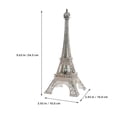 thumbnail image 4 of LOLIPPYY Set of 2 LED Eiffel Sculptures Zinc Alloy Decorative Figurines for Home, Office, Friends & Family, 4 of 7