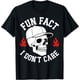 thumbnail image 1 of Funny Fun Fact I Dont Care - Camiseta de humor sarcástico para adultos, 1 of 2