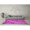 thumbnail image 3 of Ahgly Company Indoor Rectangle Patchwork Pink Transitional Area Rugs, 6' x 9', 3 of 4