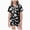 H167-Black, variant on TOWED22 Big Kids Unisex Halloween Pjs Set Girls Boys Silk Pajama Sets Satin Clasic Sleepwear 2-13T Fall Winter 2 Pieces Button Down Nighty(Red,12-13 Y)