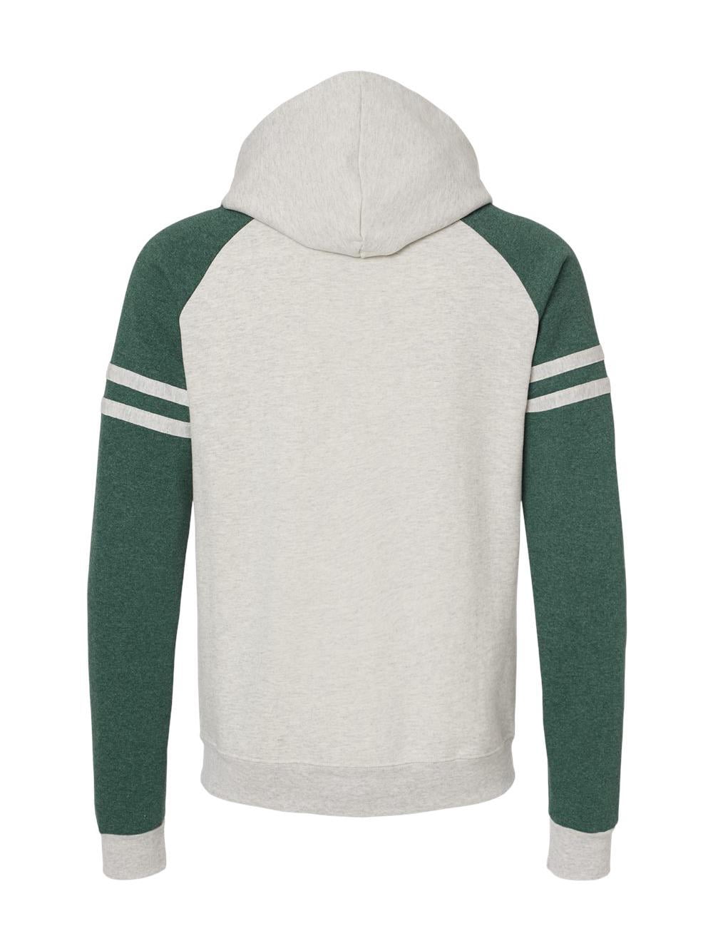 JERZEES Nublend Varsity Colorblocked Raglan Hooded Sweatshirt