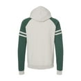 thumbnail image 2 of JERZEES Nublend Varsity Colorblocked Raglan Hooded Sweatshirt, 2 of 2