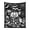 H Black, variant on Astrology Blanket Gothic Decor Soft Fleece Throw for Couch Bed Witchy Occult Decor Celestial Print Birthday Gift 59 X 50 Inch Black White Throw Blanket