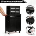 thumbnail image 4 of ARTMAN 5-Drawer Rolling Steel Tool Storage Chest,2-IN-1  Tool Cabinet with Lockable Wheels and Sliding Drawers for Garage Workshop Rapair Shop, 4 of 19