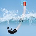 thumbnail image 2 of Todo el tubo de respiración húmedo Cómodo equipo de buceo con tubo de aire para nadar (blanco), 2 of 7