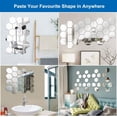 thumbnail image 4 of Easy To Stick And Remove, Modular Sectional Sofa Hexagonal Mirror Tiles With Smooth Rounded Edges For Living Room And Bedroom (24), 4 of 7