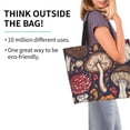 thumbnail image 2 of Fotbe Forest Wild Mushroom Bolsa Tote Estética de Lona con Estampado para Mujer - Bolsa Reutilizable de Hombro Casual para Vacaciones, Compras, Trabajo y Gimnasio, 2 of 8