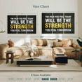 thumbnail image 4 of Elephant Stock Inspirational Gym Wall Art - Horizontal Multi Panel Canvas - Living Room Wall Decor - Wall Signs Multi Panel - Orange And White Decor - 50" x 32", 4 of 8