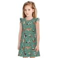thumbnail image 1 of Balery Veterinary Clinics Camisón de princesa para niñas, pijama de algodón con mangas abullonadas, suave y bonito.-Small, 1 of 6
