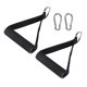 thumbnail image 1 of Mango fino de banda de resistencia Panda, accesorio para máquina de cable resistente, correa de nailon resistente y anillo de acero sin costuras para ejercicio físico, gimnasio, pilates, yoga, tríceps, 1 of 5