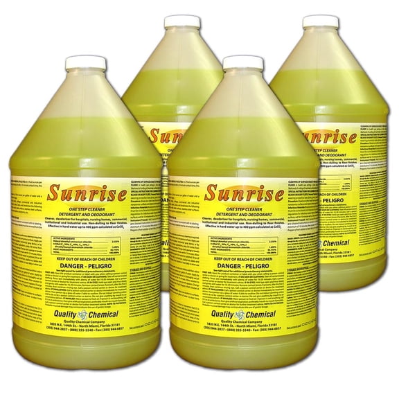 Sunrise Neutral Cleaner and Deodorizer - 4 gallon case