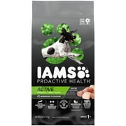 IAMS PROACTIVE HEALTH Adult ACTIVE Chicken and Turkey Flavor Dry Dog Food, 6 lb. Bag