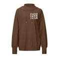 thumbnail image 4 of TrendOFT Faith Over Fear Graphic Hoodies Christian Faith Sweatshirt For Women Bible Verse Religious Hoodie Pullover Tops Khaki M, 4 of 8