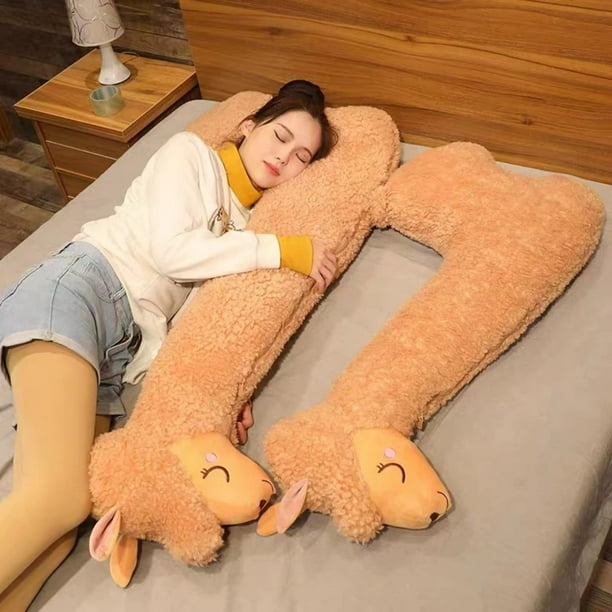 Ryttir Almohada De Peluche De 29,5 Pulgadas, 15 % Más Gordita, De Llama Grande, Con Peso Suave, Para Niños Y Adultos, Regalo De Llama Perfecto Para Acurrucarse Y Decoración De Habitaciones