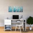 thumbnail image 3 of Visual Art Decor 3-Piece Tree Bird Canvas Wall Art, 12 x 16 Inchs Framed Painting, Canvas Art Prints Set of 3, 3 of 6
