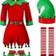 thumbnail image 1 of Ropa navideña para niños Vestido para padres e hijos Lindo sombrero de elfo rojo Vestido para niña, 1 of 3