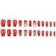 thumbnail image 1 of Kit de Pegatinas para Uñas con Copos de Nieve Navideños | 24 Uñas Postizas de 12 Tamaños | Lima y Pegatinas Adhesivas | Material Abs | Fácil Aplicación | Estilo Francés Nude | 24 Uñas y 1 Pegatina Ad, 1 of 4