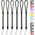 thumbnail image 1 of shiyou-Hand Wrist Strap Lanyard, 6 Pack 8 inch Adjustable Nylon Wristlet Straps Keychain String for Cell Phone Case Holder, AirPods Pro 2 2022, Camera, Key, GoPro, USB Drive, Ski Glove (Black+Green), 1 of 4