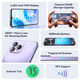 thumbnail image 3 of Smartphone Cubot P80, 8 GB, 256 GB, 24 MP, 5200 mAh, NFC, Android 13, color morado, 3 of 7