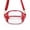 Transparent, Brown, Gold, variant on Clear Football Bag for Stadium Events, Crossbody Purse with Shoulder Strap, Game Day Bag for Concerts Sports Games