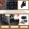 thumbnail image 4 of YAOMOBB Stove Splash Guard Stove Cover Easy to Clean Stove Top Protector Set Oil Stain Resistant Stove Top Cover Guard for Home Kitchen Stove Protector, 4 of 7