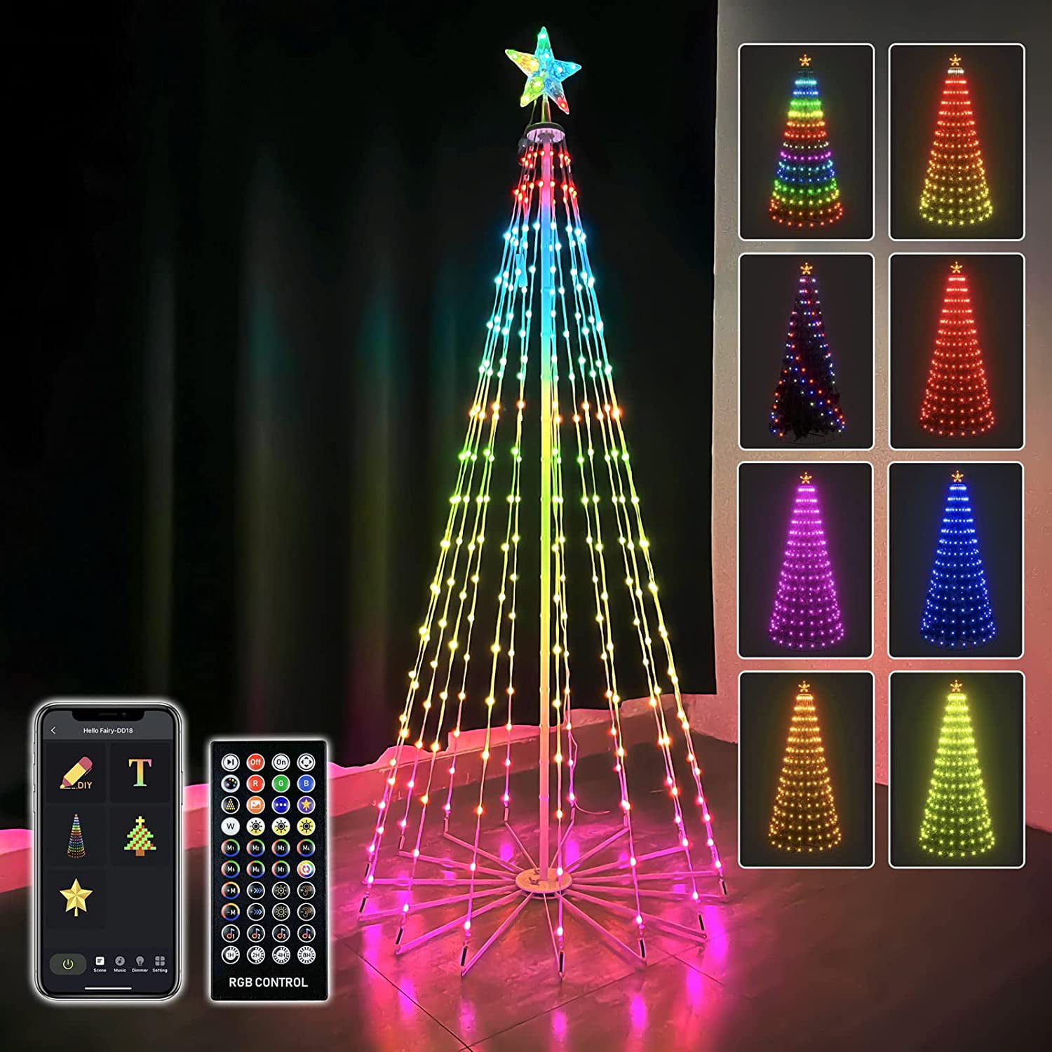 Xmas Magical Remote Control Retractable Christmas Tree🎄- Buy One