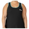 thumbnail image 2 of Fila Women's Logo Tank Dress Black Size 3X, 2 of 3