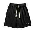 thumbnail image 2 of BLCHUNen Plus Size Mens Athletic Shorts Mesh Breathable Drawstring Straight Leg Shorts with Pockets,M-5XL, 2 of 7