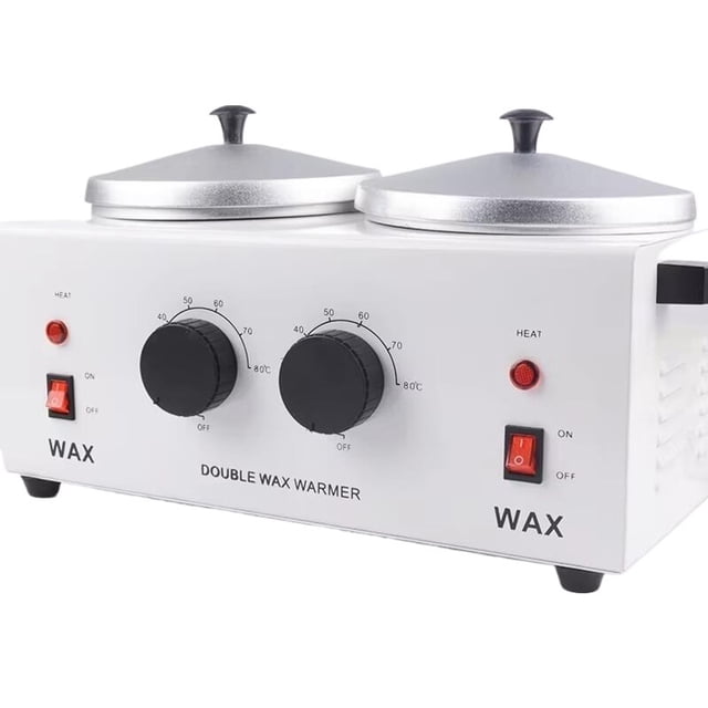 Machine de Chauffage à Cire Double Dépilatoire Électrique pour Épilation SPA, Chauffage Rapide
