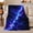 Cosmic Rift, variant on Electric Storm Lightning Design, Festive autumn celebration Scene, Warm Flannel Blanket for Living Room and Family Room with Detailed Artwork, Art Lovers autumn celebration Gift, Festive Home Decor
