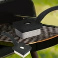 thumbnail image 1 of Cepillo de limpieza de parrillas | Fregadora de barbacoa de cerdas de molienda multifuncional | Parrilla al aire libre y herramienta para horno | Elimina las manchas y la grasa rebeldes | Mango de, 1 of 6