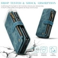 thumbnail image 7 of CaseMe Phone Case Wallet Case for Samsung Glalxy Z Fold 6 PU Leather Magnetic Handbag Zipper Pocket Card Slots, 7 of 7