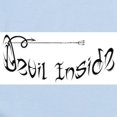 thumbnail image 2 of CafePress - Devil Inside Infant Creeper - Baby Light Bodysuit, Size Newborn - 24 Months, 2 of 4