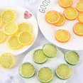 thumbnail image 2 of 60pcs Realistic Fake Artificial Lemon Limes Slice Simulation Fruit Model Decor Home Party Decoration, 2 of 5
