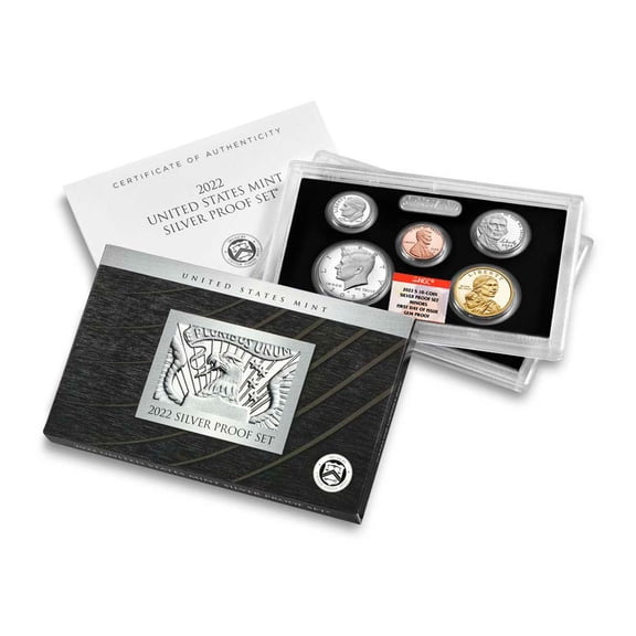 2022-S U.S. Silver Proof NGC FDI Coin Set