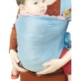 thumbnail image 2 of Vlokup Portabebés de agua, portabebés, portabebés para recién nacidos, bebés, niños pequeños, eslinga de agua de malla elástica ligera y transpirable, ideal para verano, piscina, playa, natación, azul, 2 of 4