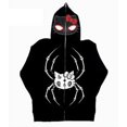 thumbnail image 1 of Sanrio-Sudadera gótica con estampado de Hello Kitty Spider para mujer, cárdigan suelto de estilo Punk, abrigo para parejas, sudaderas con capucha para Halloween, Otoño, nuevo, 1 of 4