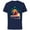 Navy, variant on Marvel Guardians of the Galaxy Volume 3 Cosmo Album Retro - Short Sleeve Cotton T-Shirt for Adults - Customized-Athletic Heather